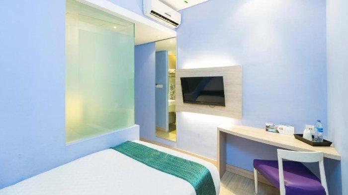 Kamar penginapan di Royal City Jakarta.