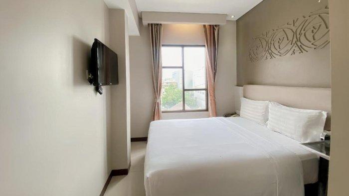 Kamar penginapan di Verse Lite Hotel Gajah Mada Jakarta.