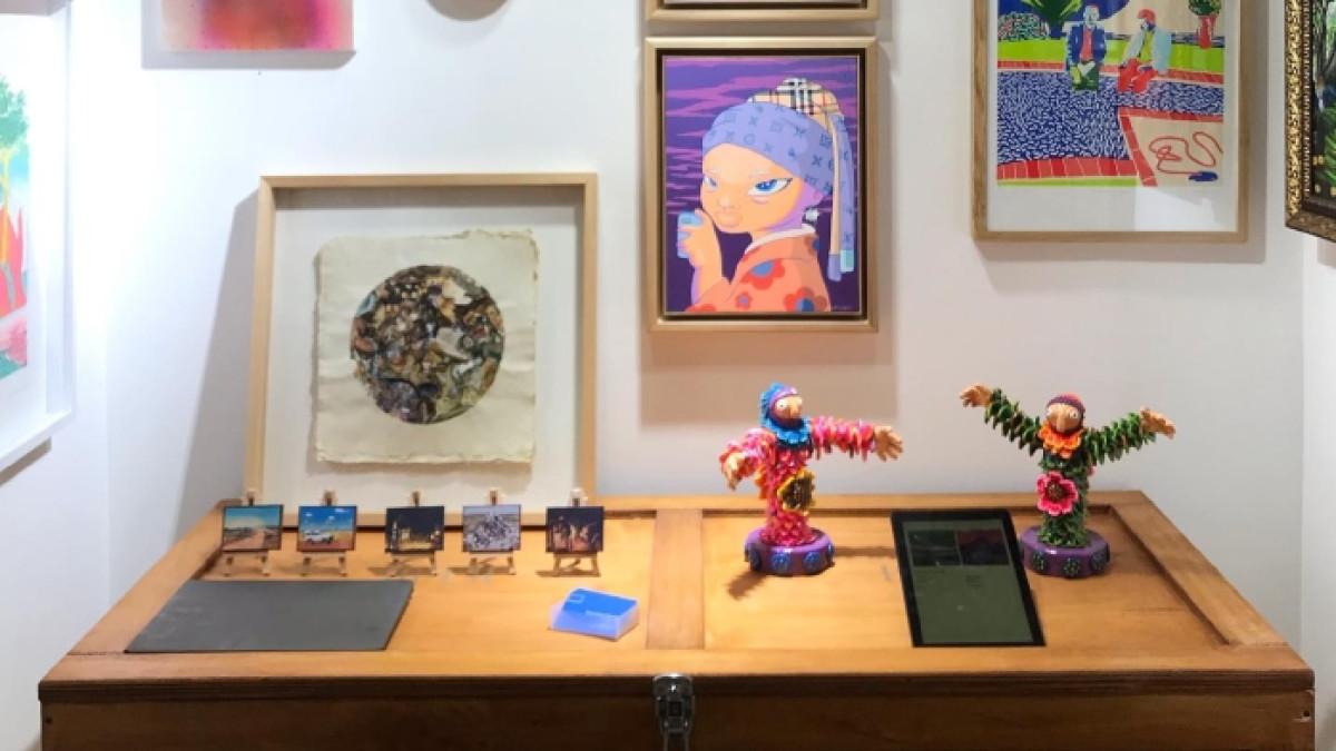 Karya seni yang berada di Museum dan Tanah Liat Sleman, Jogja.