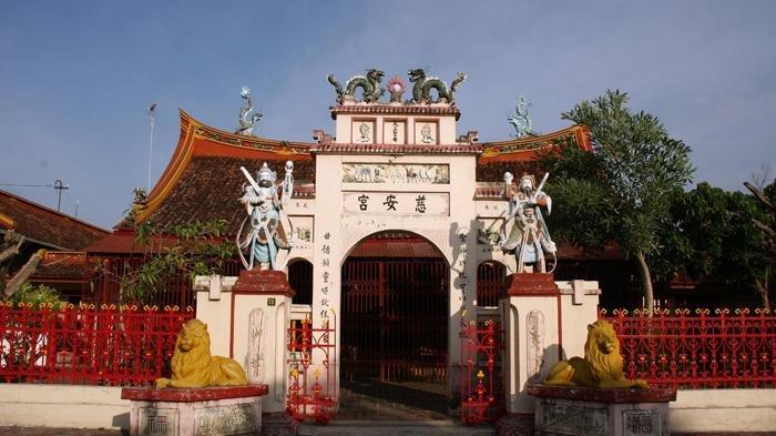 Kelenteng Cu An Kiong yang berada di Jalan Dasun No 19, Lasem, Rembang, Jawa Tengah.