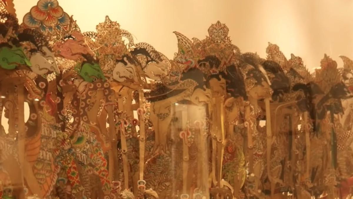 Koleksi wayang di Museum Sonobudoyo Jogja