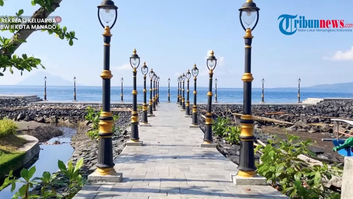 Malalayang Beach Walk 2, satu tempat wisata baru di Malalayang, Kecamatan Malalayang, Kota Manado, Provinsi Sulawesi Utara.