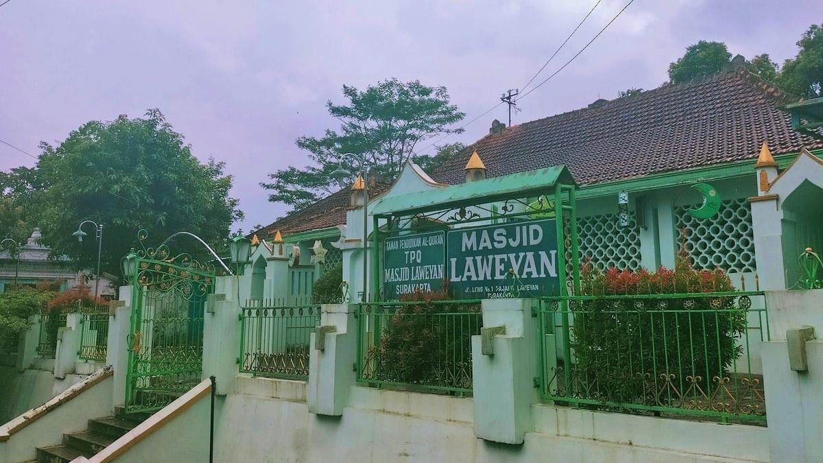 Masjid Laweyan, satu tempat wisata terbaik di Laweyan, Solo, Jawa Tengah.