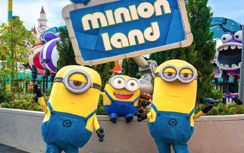 Minion Land, salah satu zona wahana di Universal Studio Singapore. (Instagram/universalstudiossingapore)