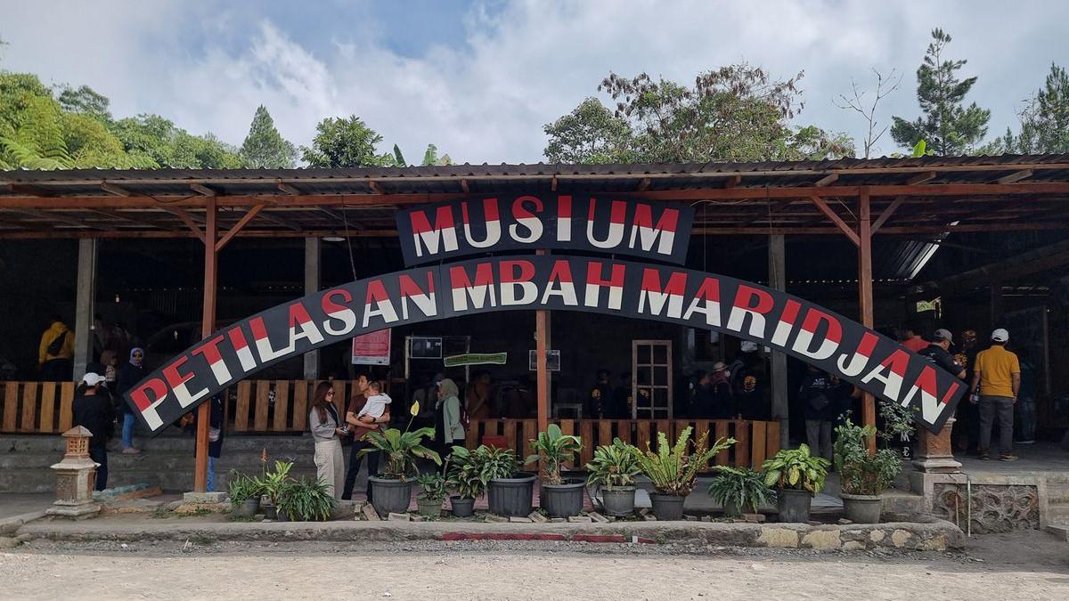 Museum Petilasan Mbah Maridjan di Lereng Gunung Merapi, Minggu (24/9/2023)
