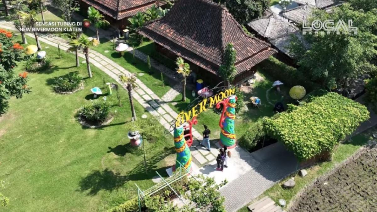 New Rivermoon, tempat wisata dengan wahana river tubing menantang di Klaten, Jawa Tengah.