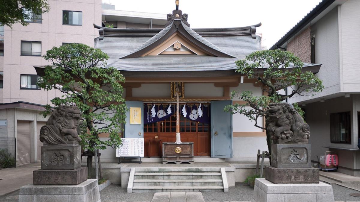 Onden Shrine, satu kuil terbaik di Harajuku, Tokyo, Jepang.