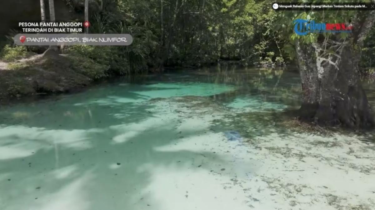 Pantai Anggopi, tempat wisata di Papua yang cocok untuk liburan akhir tahun bersama keluarga.