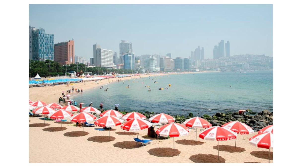 Pantai Haeundae, Busan, Korea Selatan