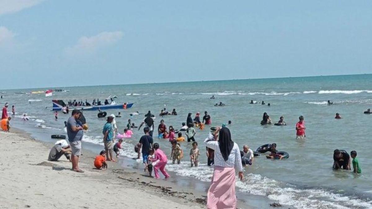 Pantai Harapan Ammani, satu tempat wisata hits di Pinrang, Sulawesi Selatan