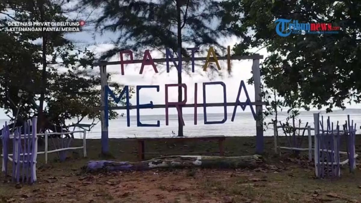 Pantai Merida, tempat wisata di Belitung yang cocok untuk healing dan sunsetan.