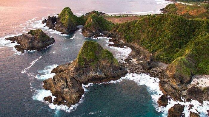Berkunjung ke Pantai Telawas di Lombok Tengah NTB, Punya Pulau-pulau Kecil Mirip Raja Ampat