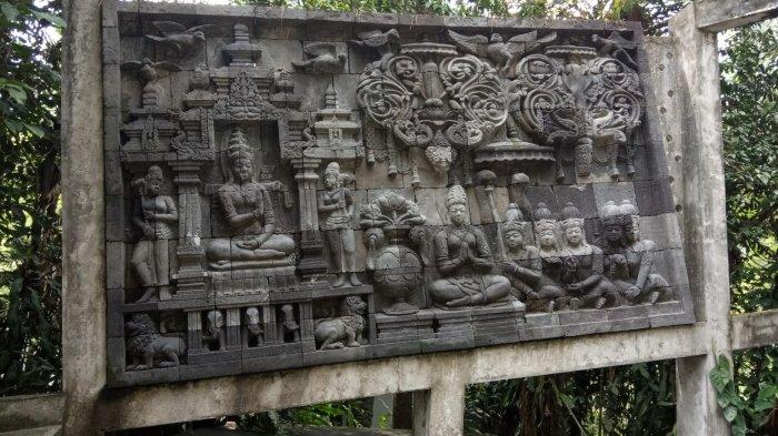 Patung ikonik di Museum Ullen Sentalu - Kecamatan Pakem, Kabupaten Sleman, Jogja.