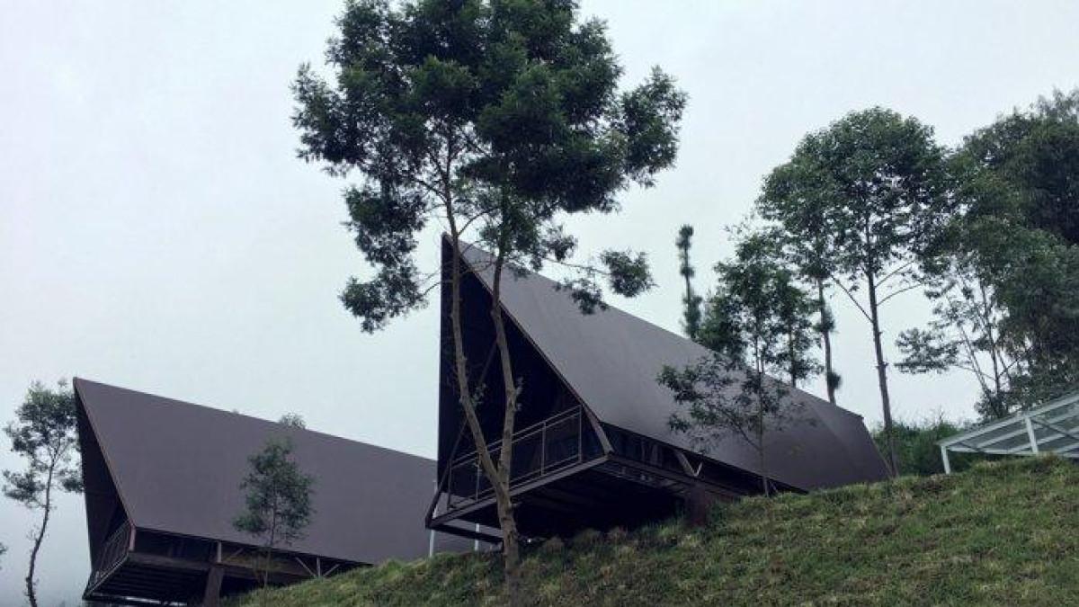 Pemandangan indah di Kema Merbabu di Dusun Guwolelo, Ngagrong, Gladagsari, Boyolali, Jawa Tengah