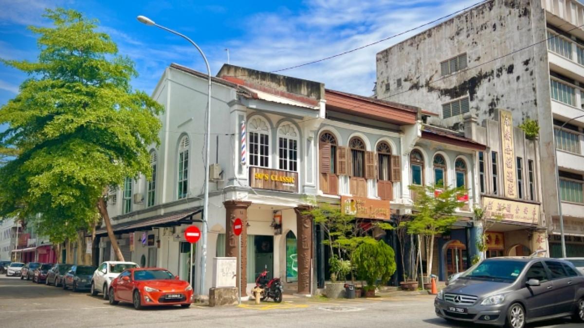 Pemandangan perkotaan di Ipoh, Malaysia.