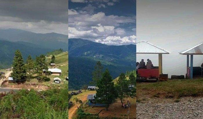 Potret Puncak Genting, salah satu objek wisata di atas awan yang berada di Dabun Gelang, Kabupaten Gayo Lues, Aceh.