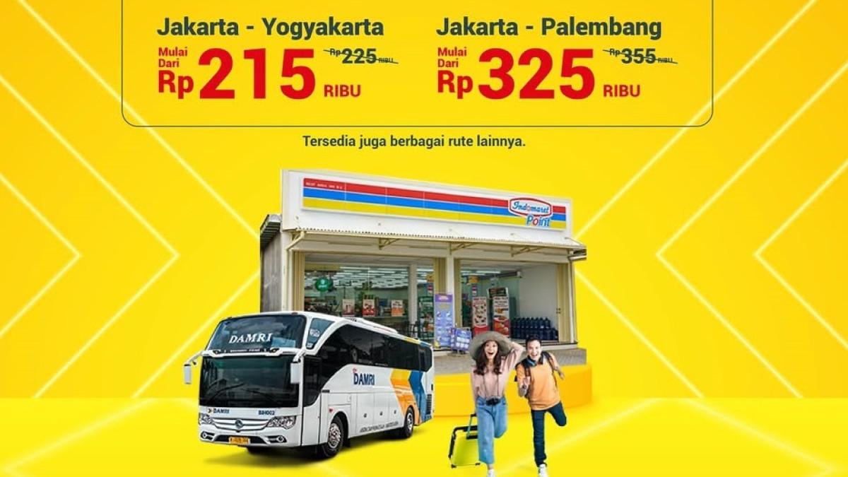 Promo spesial DAMRI di Indomaret ini berlangsung selama satu bulan penuh