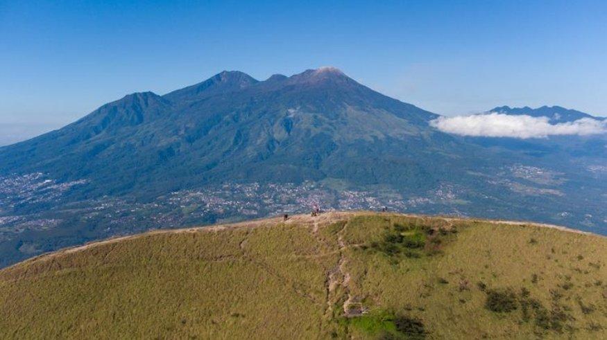 Puncak Gunung Penanggungan di Jawa Timur, Rabu (7/6/2023).