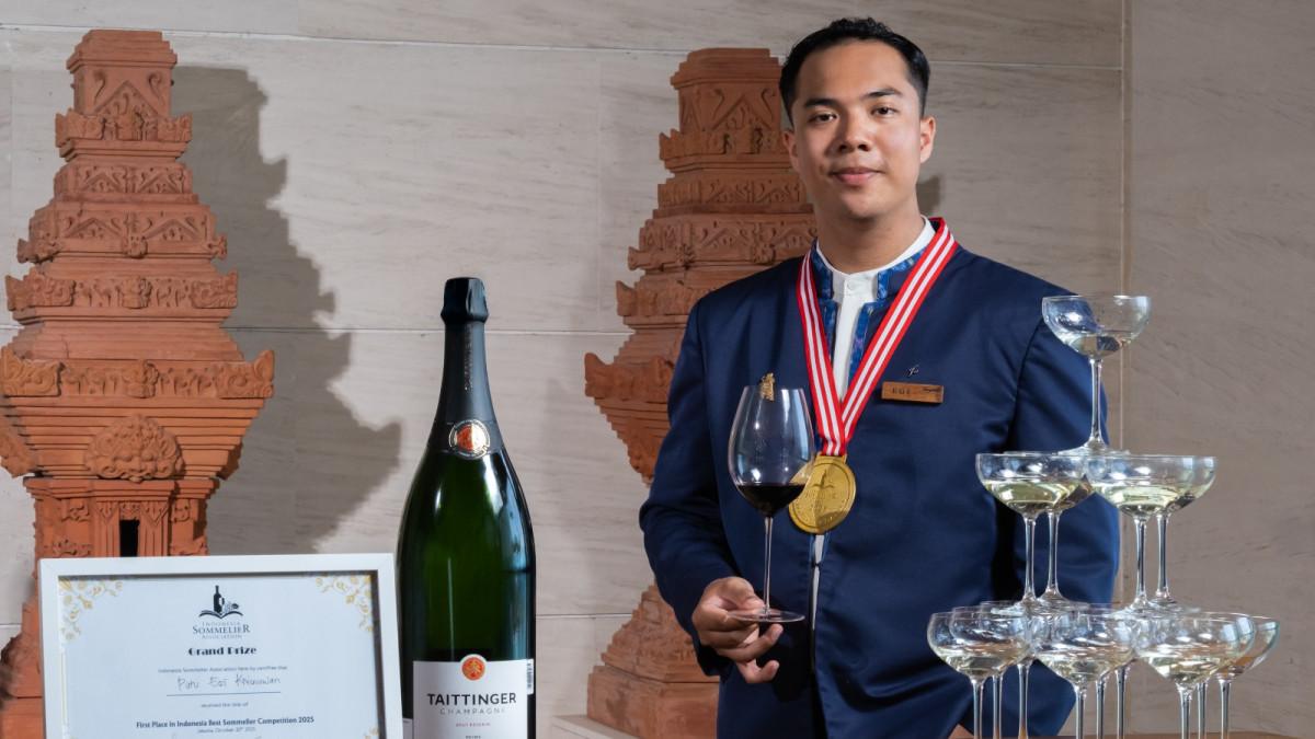 Putu Egi Krisnawan meraih Juara Indonesia Best Sommelier Competition 2025