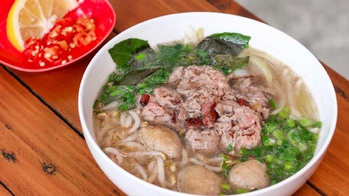 Salah satu menu di Mister Pho, kuliner khas Vietnam yang hadir di kawasan Pasar Cihapit Bandung, Jawa Barat.