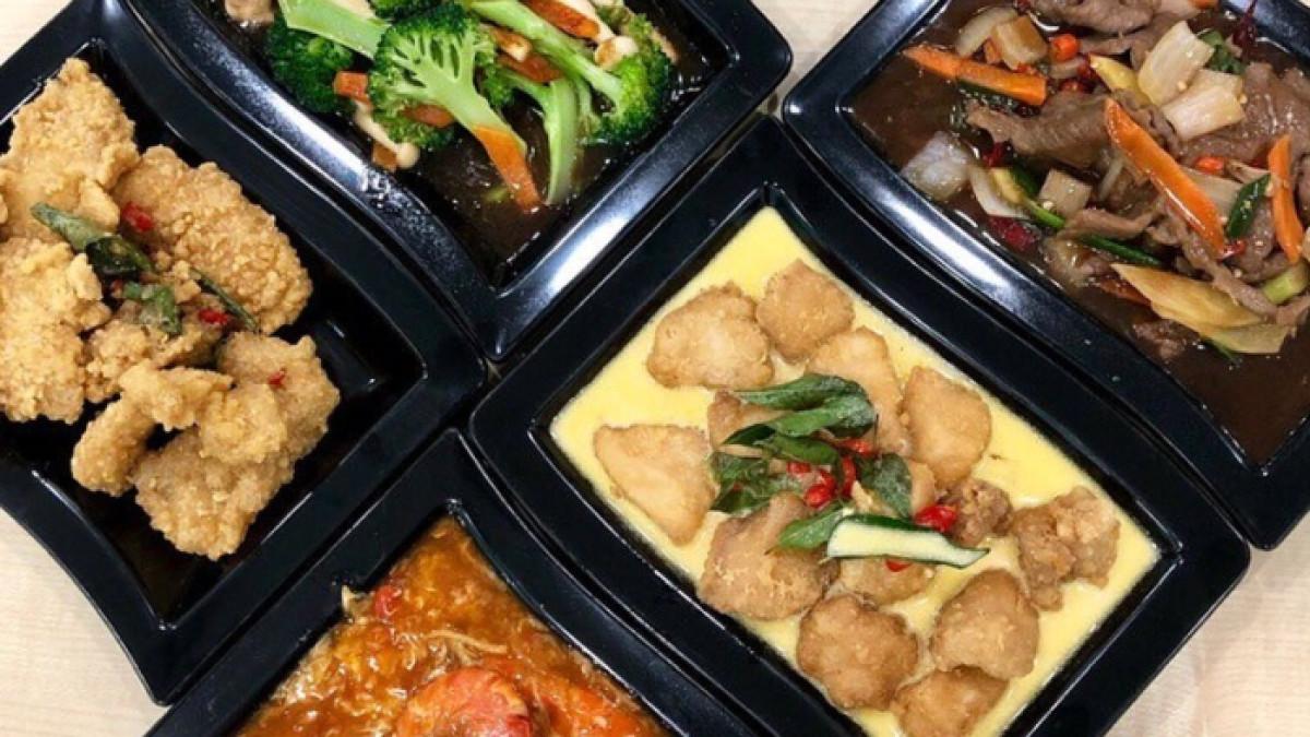 Sejumlah menu makanan di Restoran Pakcik Wong Ipoh, Malaysia.
