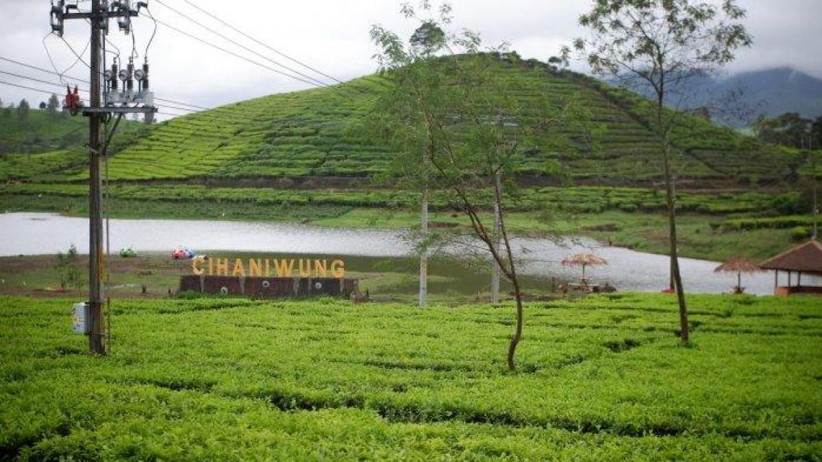 Situ Cihaniwung di Desa Santosa, Kecamatan Kertasari, Kabupaten Bandung.