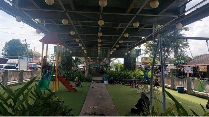 Kolong Jembatan Jadi Tempat Seru, Intip Daya Tarik Taman Bermain RPTRA di Banjarmasin, Kalsel