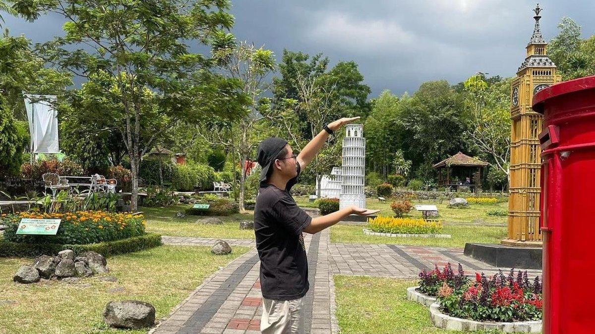 The World landmarks Merapi Park, satu tempat wisata hits di Pakem Sleman Jogja buat liburan keluarga.