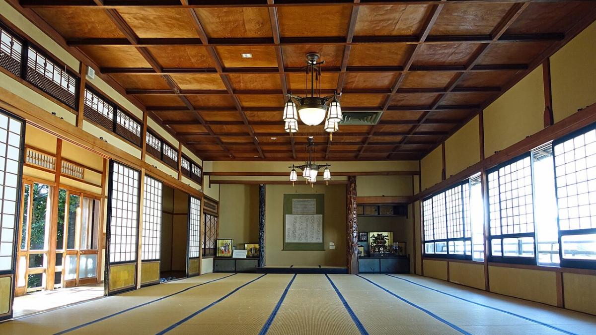 Tokaikan, bangunan bekas penginapan tradisional (ryokan) di Ito, Shizuoka, Jepang