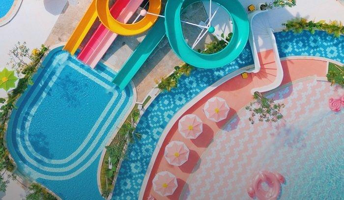 Tropikana Waterpark, kolam renang kece dan instagramable.