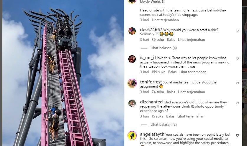 Gegara Syal Nyangkut, Belasan Pengunjung Terjebak di Roller Coaster Tertinggi di Dunia