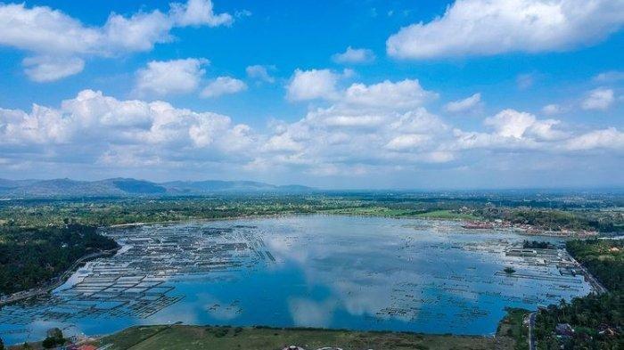 Waduk Rowo Jombor di Kabupaten Klaten, Jawa Tengah