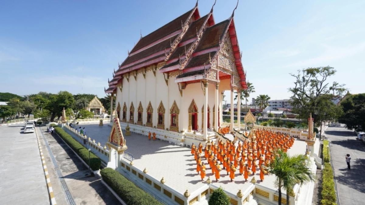 Wat Don Mueang Phra Aram Luang, tempat wisata di Thailand yang bisa dikunjungi gratis.