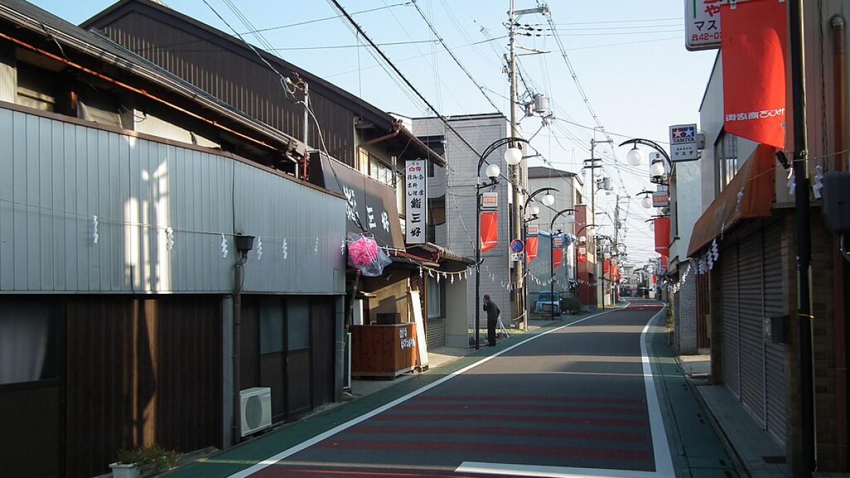 Yōkai Street, satu tempat wisata gratis di Kyoto, Jepang.