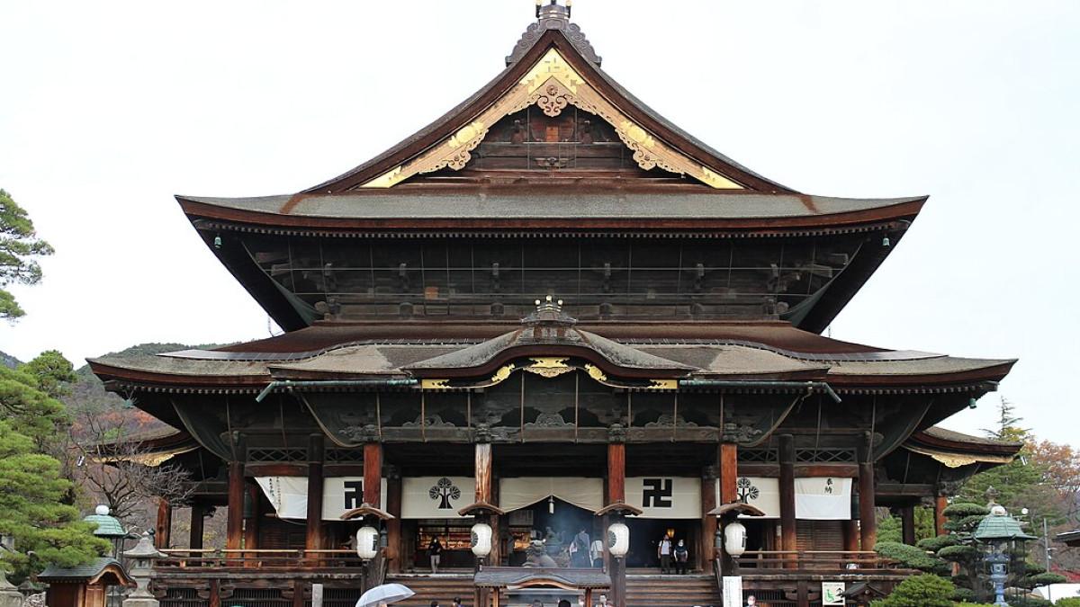 Zenkoji Temple, satu kuil terbaik di Harajuku, Tokyo, Jepang.