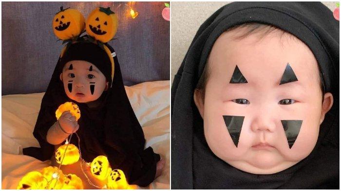 Gemas! Dua Anak Kecil Berkostum Karakter No Face Rayakan Halloween, Fotonya Viral di Medsos