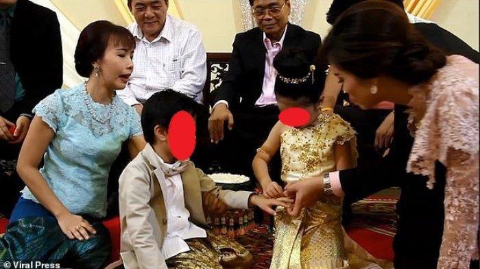 Sepasang Anak Kembar Berusia 6 Tahun di Thailand Menikah untuk Hindari Nasib Buruk di Masa Depan