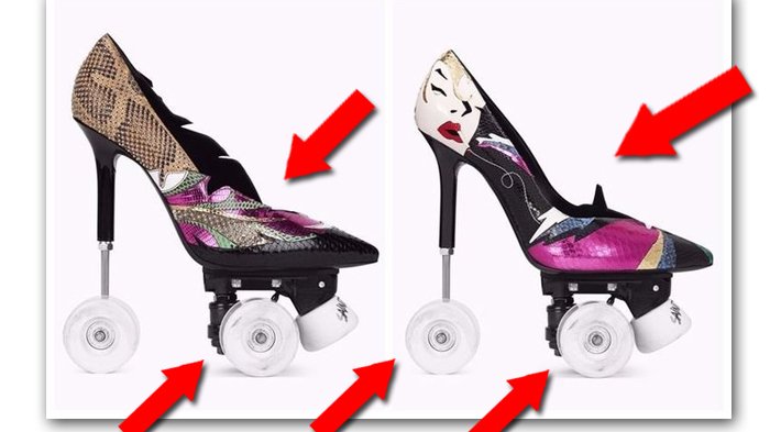 Yves Saint Laurent Padukan Stiletto dengan Sepatu Roda, Idenya Gila Tapi Harganya Bikin Shock
