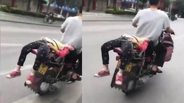 Putrinya Tak Mau Sekolah, Pria Ini Dikecam Gara-gara Caranya Bawa Anaknya ke Sekolah