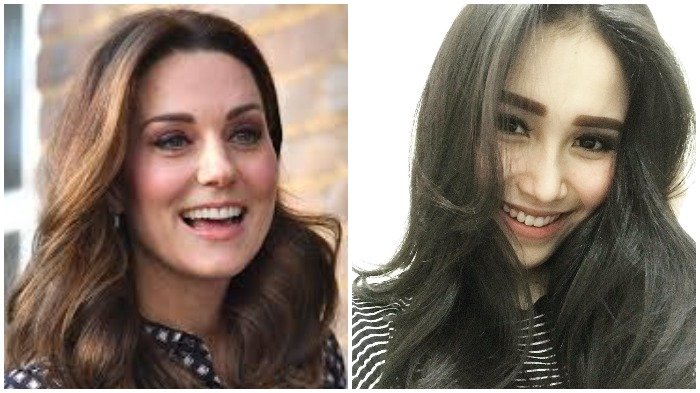 Ayu Ting Ting Pakai Dress yang Sama dengan Kate Middleton, Lebih Kece Siapa nih?