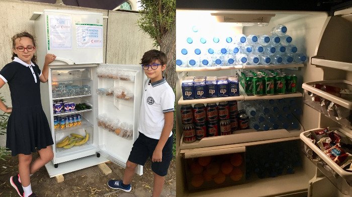 Patut Ditiru! Masuk Bulan Ramadan, Warga Dubai Bagikan 100 Kulkas Penuh dengan Makanan Gratis