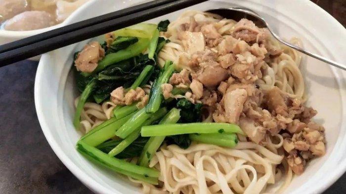 Hidangan Bakmi Boy di Jakarta Selatan.