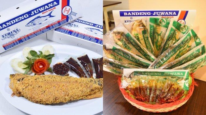 Bandeng Juwana Elrina, satu tempat belanja oleh-oleh di Semarang, Jawa Tengah.