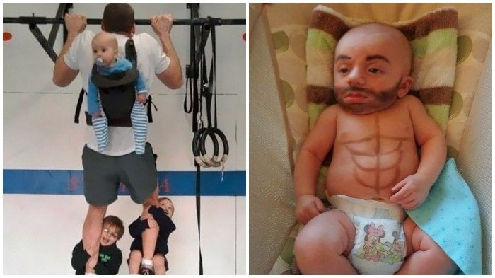 14 Foto Momen Ayah yang Lagi 'Kreatif' Saat Asuh Anak Ini Bikin Ngakak Sekaligus Tepuk Jidat