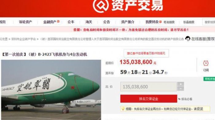 Perusahannya Bangkrut, Dua Pesawt Boeing Ini Laris Manis Dilelangan Online! Segini Harganya