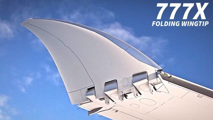 Di Masa Depan, Sayap Panjang Pesawat Boeing 777x Bisa Dilipat Saat Lewati Gerbang Bandara