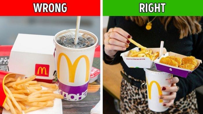 McDonalds Ungkap Cara yang Benar Makan Makanan Cepat Saji, Sangat Mudah dan Praktis