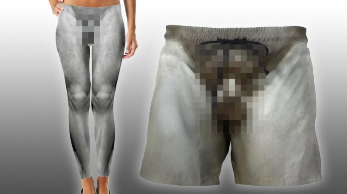 Bikin Tepuk Jidat! Legging dan Baju Renang Ini Punya Bentuk yang Unik, Didesain Mirip Itu Lho . . .