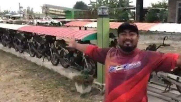 Pria Kaya Raya di Thailand Bangun Pagar Rumah dari Puluhan Motor RX King dan RX Z