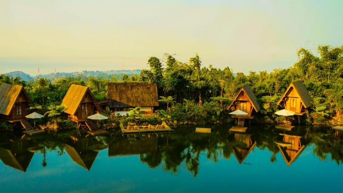 Libur Lebaran, Dusun Bambu Lembang Tampikan Wahana Baru untuk Tarik Pengunjung